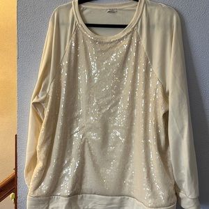Studio 1886 women’s sequins sweatshirt type shirt